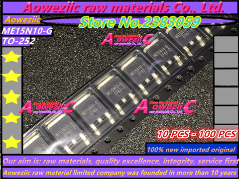 Aoweziic 100% new imported original  ME15N10-G  ME15N10  TO-252  LCD Power Supply Board 15A 100V ► Photo 1/1