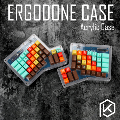 Layered Acrylic Case for ergodone custom keyboard ergo case Ergonomic Keyboard Kit acrylic plate for ergo ergodone ► Photo 1/6