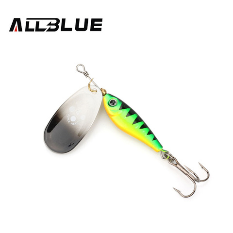 ALLBLUE Long Casting Minnow Super Spinner 9g/13g/18g Spinners Fishing Lure Longcast Artificial Bait 5 Colors Available ► Photo 1/5