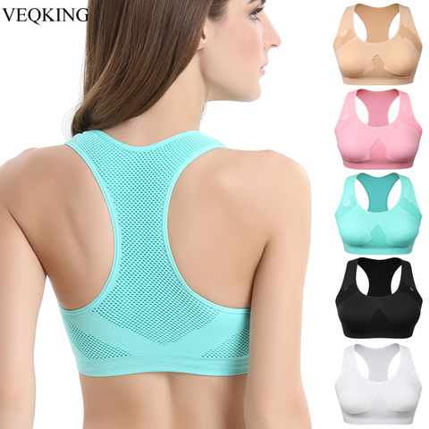 Women's Cross Back Shockproof Sports Bra Without Underwire For Running,  Fitness, Yoga