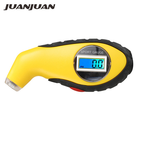 Tyre Air Pressure Gauge Meter Electronic Digital LCD Car Tire Manometer Barometers Tester Tool For Auto Car Motorcycle 13%off ► Photo 1/6