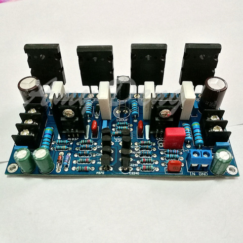 Mono power amplifier board 1943+5200 after tube amp board 200W ► Photo 1/1