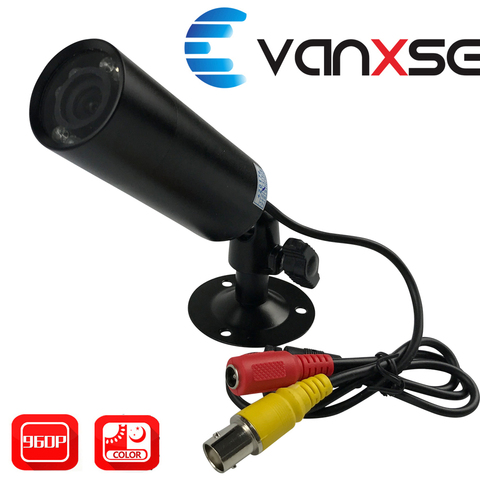 Uvusee CCTV 1/3 Sony CCD 1000TVL 3.6mm HD 8pcs IR LEDs D/N Mini Bullet Security Camera Surveillance with Bracket ► Photo 1/6