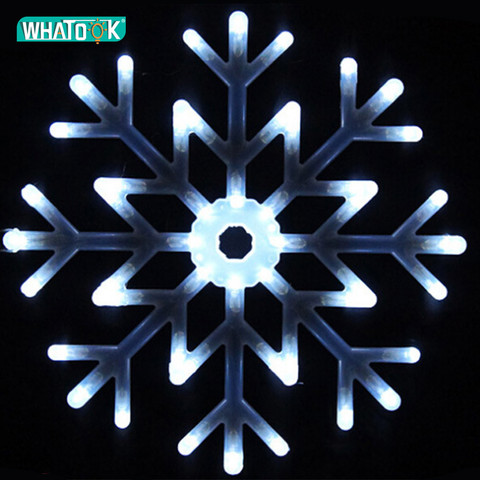 40CM LED Large Pendant Lights Waterproof Fashion Snowflake Droplight Crystal Bar Living Dining Room Indoor Outdoor Hanging Lamp ► Photo 1/6