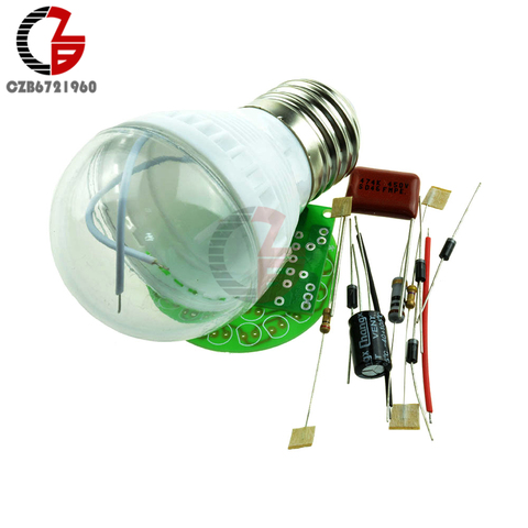 M126 1 Set Energy-Saving Light 38 LEDs Lamps DIY Kits Electronic Suite ► Photo 1/6
