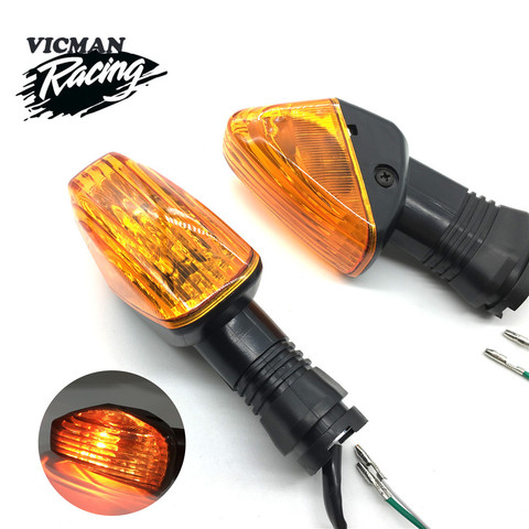 Indicator Light Turn Signal  For KAWASAKI Z750S ZX-6R ZX-6RR KLE 500/650 VERSYS KLR650 Motorcycle Front/Rear Blinker Lamp ► Photo 1/5