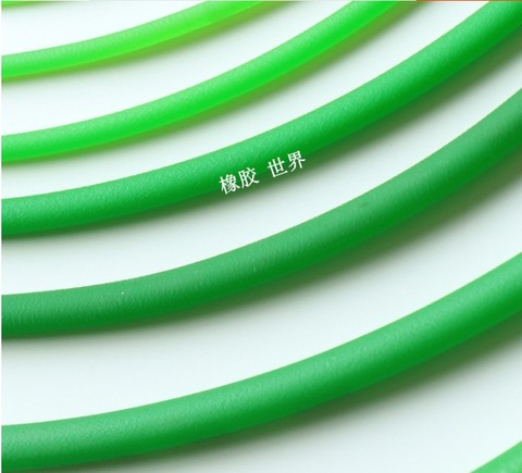 2 meter Polyurethane belt PU round belt with green belt meltable cord ► Photo 1/3