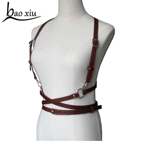 Buy Online New Women Leather Metal Circle Harness Belt Punk Gothic Body Bondage Cage Harajuku O Ring Waist Straps Suspenders Belt Female Alitools Buy Online New Women Leather Metal Circle Harness Belt Punk Gothic Body Bondage Cage Harajuku O Ring Waist Straps Suspenders Belt Female Alitools