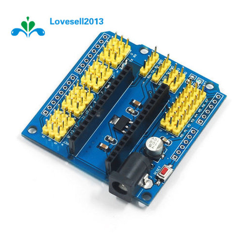 1Pcs I2C NANO I/O Expansion Sensor Shield Module For Arduino UNO R3 Nano V3.0 ► Photo 1/2