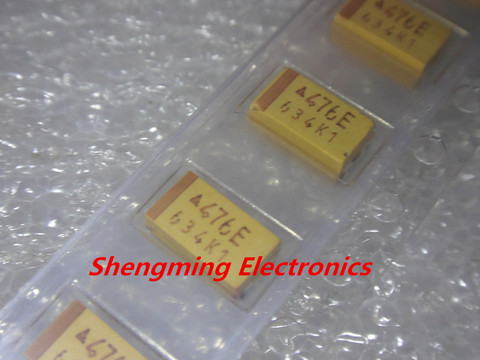 20PCS C6032 25V 47uF 476E C-type SMD tantalum capacitor ► Photo 1/1