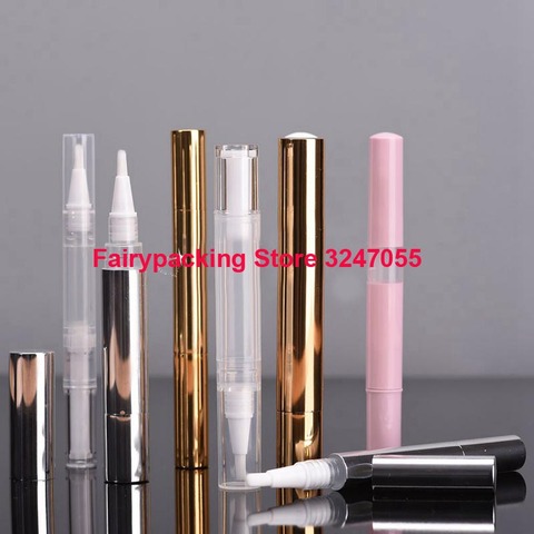 3ML 5ML 50pcs/lot Nail Oil Empty Pen with Brush Applicator, Portable Cosmetic Beauty Lip Gloss Pen, Nails Nutrition Oil Bottle ► Photo 1/6