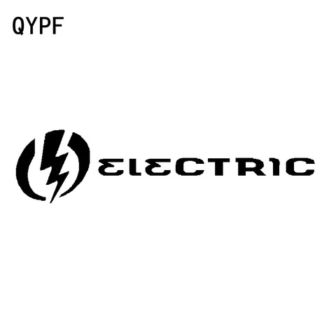 QYPF 17.7cm*4.4cm Magical Focus On The Future Combined With Lightning ELECTRIC Vinyl Car Sticker Delicate Decal C18-0936 ► Photo 1/6
