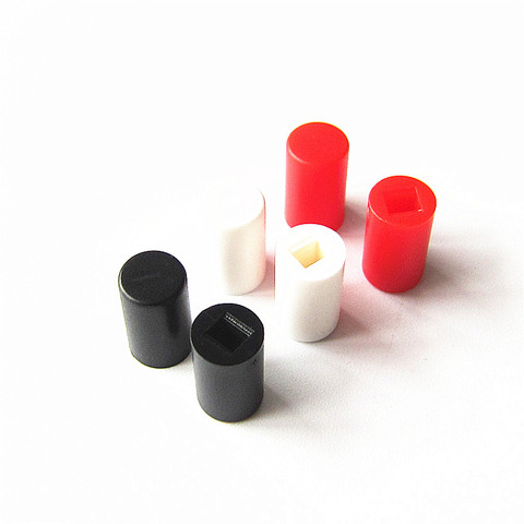 Small Switch Button Cap A04 Can Match with 8.5*8.5, 8*8, 7*7 Button Switch, 7 Colors Can Choose (10pcs/lot) ► Photo 1/2