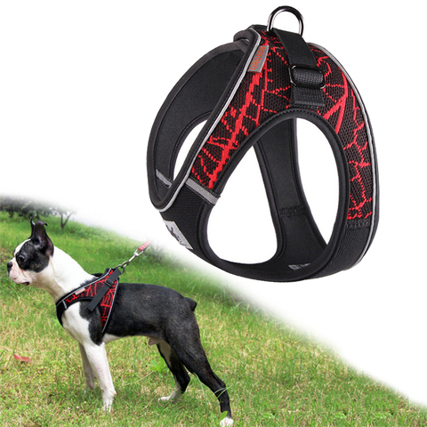 Dog Harness Reflective No Pull Choke Free Pet Harness for Small Medium Dogs Breathable Padded Harness Vest for Bulldog Chihuahua ► Photo 1/6
