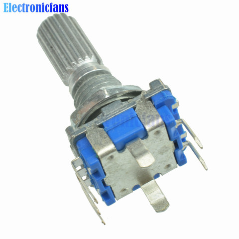 2Pcs Rotary Encoder Switch EC11 Audio Digital Potentiometer With Handle Length 20mm ► Photo 1/6