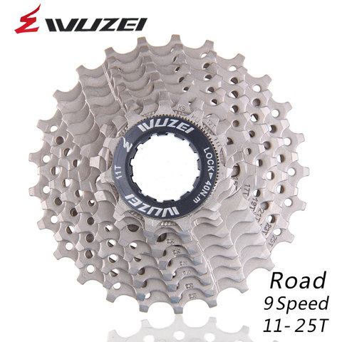 WUZEI 9S 11-25T Free Wheels Road Bicycle Flywheel Steel 9 Speed Cassette Sprocket 11-25T Compatible for Parts 3300 3500 R3000 ► Photo 1/6