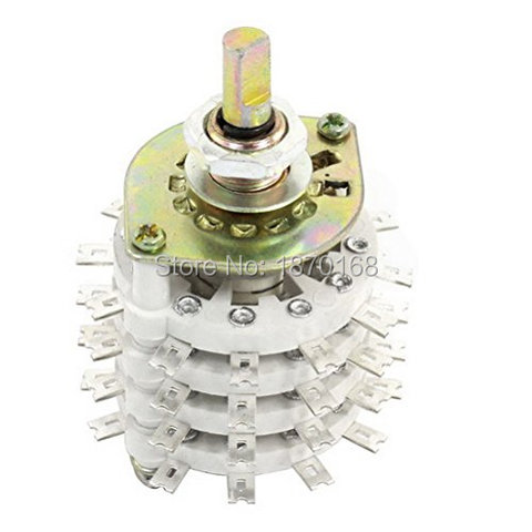 KCT 4P11T 4 Pole 11 Throw Ceramic Band Channel Rotary Switch Selector ► Photo 1/2