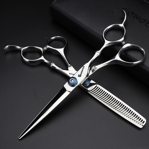 Japan High-end 6 inch Salon Professional Hairdressing Scissors Hair Cutting barber shears thinning scissors for hairdresser ► Photo 1/6