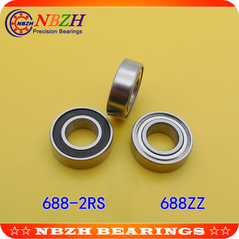 NBZH sale price thin wall deep groove ball bearing  688ZZ  688-2RS  S688ZZ  S688-2RS  8*16*5 mm ABEC-5 Z1 ► Photo 1/6