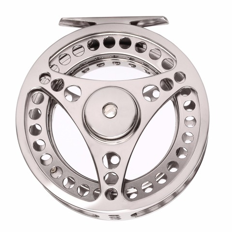 9/10 CNC Machined Aluminum Fly Fishing Reel Large Arbor Left and Right Handed Changeable Disc Drag System Reel Diameter 103mm ► Photo 1/4