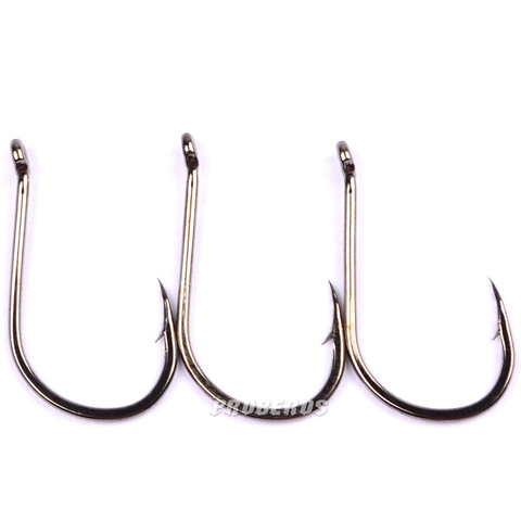 30Pcs High Carbon Steel Fishing Hooks Set in Fly Fishhooks Jig Barbed With Hole For Fishing Accessories Pesca  fishing tackle ► Photo 1/5