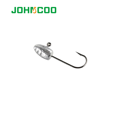 JOHNCOO 10pcs Exposed Jig Head Hook Fishing Hooks 2.5g 3g 5g Bait Hook Soft Bait Wom Lead Hook ► Photo 1/6