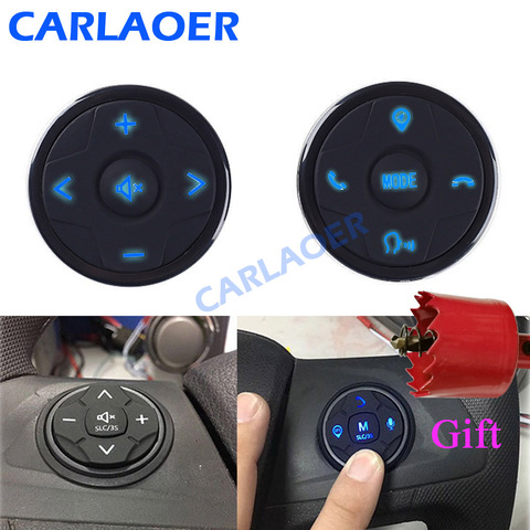 Universal Car steering wheel remote control Controller 10 Key Music Wireless DVD GPS Navigation Radio Remote Control Buttons ► Photo 1/6