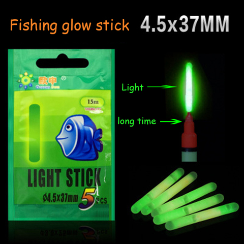 Fishing Float 5 Pcs 15Pcs 20Pcs/lot Light Stick Fluorescent Glowing Stick Luminous Floater Accessory carp Night fishing 2022 new ► Photo 1/6