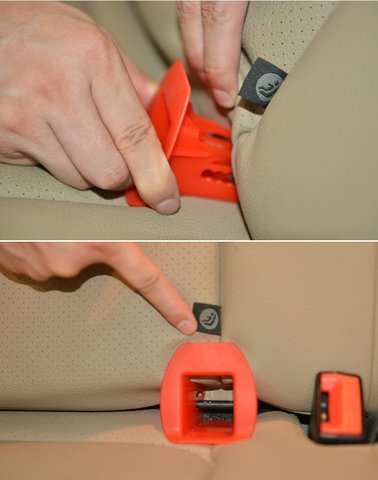 New 2 Pcs Latch Guide! Passenger Car Child Safety Seats General Isofix Interface Belt Latch Guide (ISOFIX) Auto car seat parts ► Photo 1/6