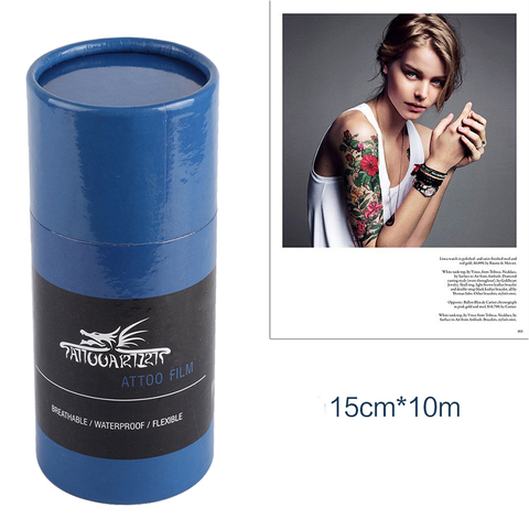 10M Protective Breathable Tattoo Film After Care tattoo bandage Solution For film tattoos protective Tattoo Supplies Accessories ► Photo 1/6