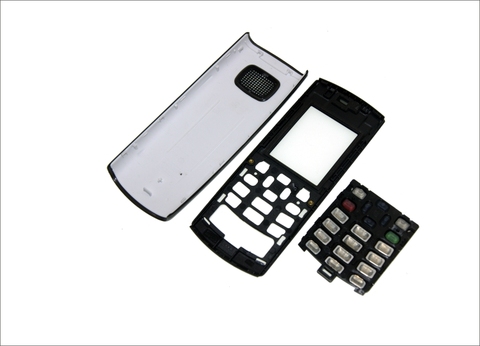 Complete front cover X1-00 keyboard for Nokia X1-01  battery back cover High quality housing+Keypad case ► Photo 1/6