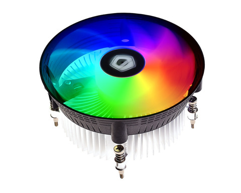 ID-COOLING DK-03i Rainbow RGB LED Lighting,120mm Big Airflow PWM Fan & Aluminum Heatsink, For Intel 100W CPU Cooler ► Photo 1/1