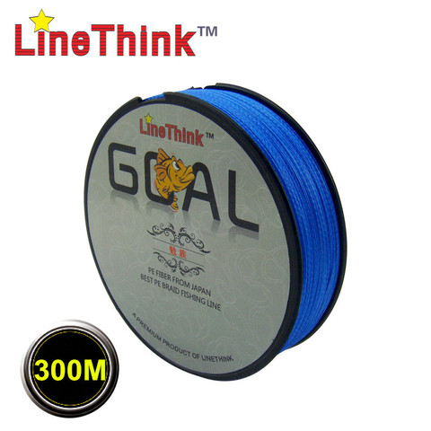 300M Brand LineThink GOAL Japan Multifilament PE Braided Fishing
