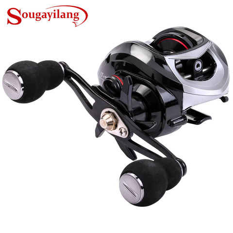 Sougayilang 18+1BB Fishing Reel Strong Drag Power 10kg White Right/Left Handed Carp Fishing Wheels Fishing Tracking ► Photo 1/1