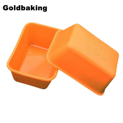 10 Pieces Rectangle Silicone Small Loaf Pan Silicone Muffin Baking Cups Cupcake Mold ► Photo 1/4