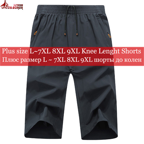 1~3 pack size 8XL 9XL men`s summer bermuda masculino beach shorts fitness male casual Breathable Quick-drying joggers men shorts ► Photo 1/6