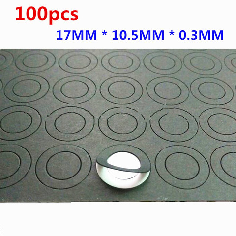 100pcs/lot 18650/18500 Lithium battery insulation gasket,  barley paper,  flat head,  high temperature insulation gasket ► Photo 1/1