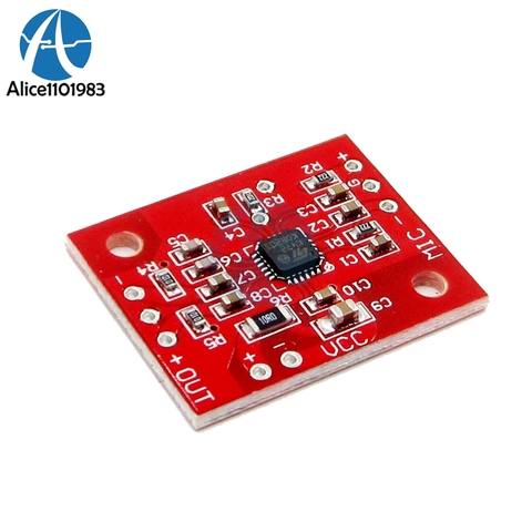 Low Noise Hight Gain Electret Microphones K472 Amplifier Board Module For Differential Single-Ended Output Replace MAX9812 ► Photo 1/1
