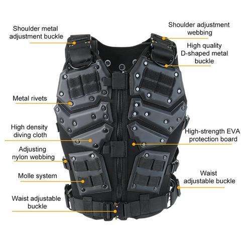 Army Fans Outdoor Vest Game Vest Special Police SWAT Tactical Vest Forces Combat Training Vest ► Photo 1/1