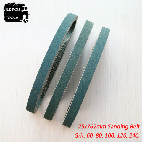 5 Pieces 25 * 762mm Sanding Belt Fused Zirconia Alumina 25*762mm Sanding Screen 1