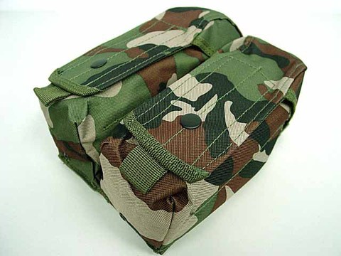 Hot Sell Military Camouflage Tactical Molle Pouch Double AK Magazine Pouch Hunting Accessories Shooting Molle Bag ► Photo 1/6