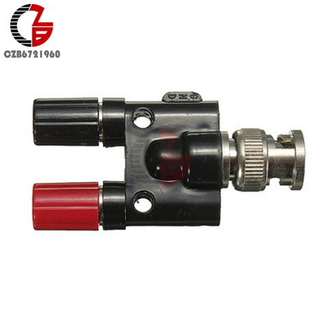 BNC Male plug to 4MM Twin dual Banana Jack Female Socket Binding Post RF Coax Coaxial Adapter Connector ► Photo 1/1