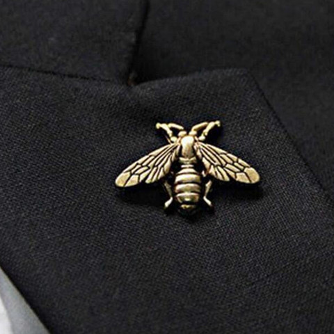 1 piece exquisite retro three-dimensional metal cute insect brooch jewelry wholesale suitable for men and women ► Photo 1/4