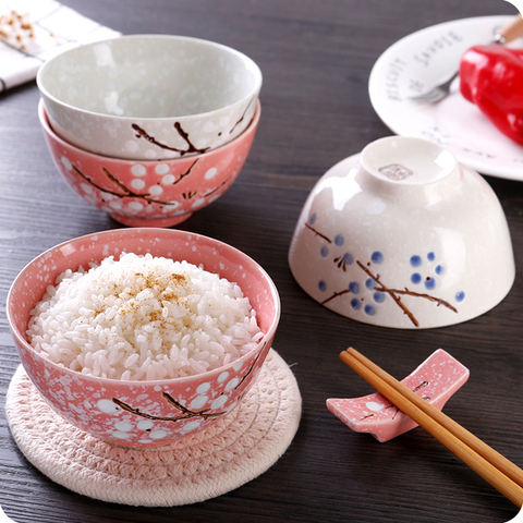 1pc Underglaze Japanese Style Ceramic Bowl Creative Home Child Rice Bowl ► Photo 1/5