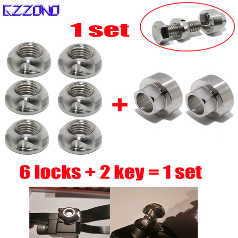 Security Anti Theft Screws Nuts Bolts M6 M8 M10 M12 316 Stainless Steel Lamp Holder Car Accessories For Car Styling LED Lights ► Photo 1/6