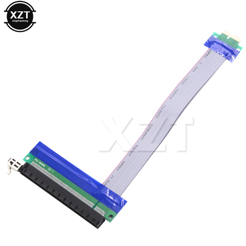 1pcs 1X to 16X PCIe Flexible Flat Extension FFC PCI Express 1 to 16 X Adapter Riser Card Adapter PCI-E Extender Cable PCI-E new ► Photo 1/5