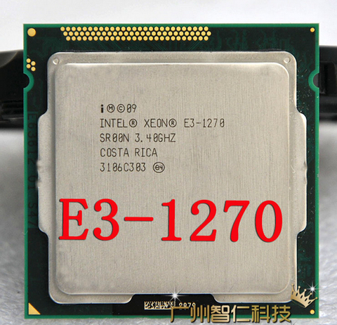 Intel Xeon e3-1270  E3 1270  E3-1270 3.4GHz LGA1155 8MB Quad Core CPU Processor E3 1270 SR00N  free shipping ► Photo 1/1