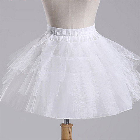 New Children Petticoats For Formal Flower Girl Dress Hoopless Short Crinoline Little Girls/Kids/Child Underskirt Jupe Slip ► Photo 1/6