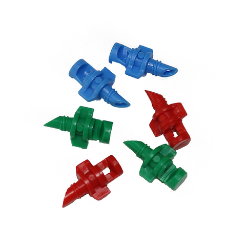 200 Pcs Green 180 Degrees/red 360 Degrees Nozzle For Cloning Machine Hydroponic Garden Irrigation Systems Simple Refraction ► Photo 1/6