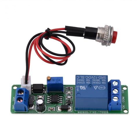 DC 12V Time Delay Relay 1-10s Adjustable Cycle Timer Timing Control Switch On/Off Relay Module ► Photo 1/6